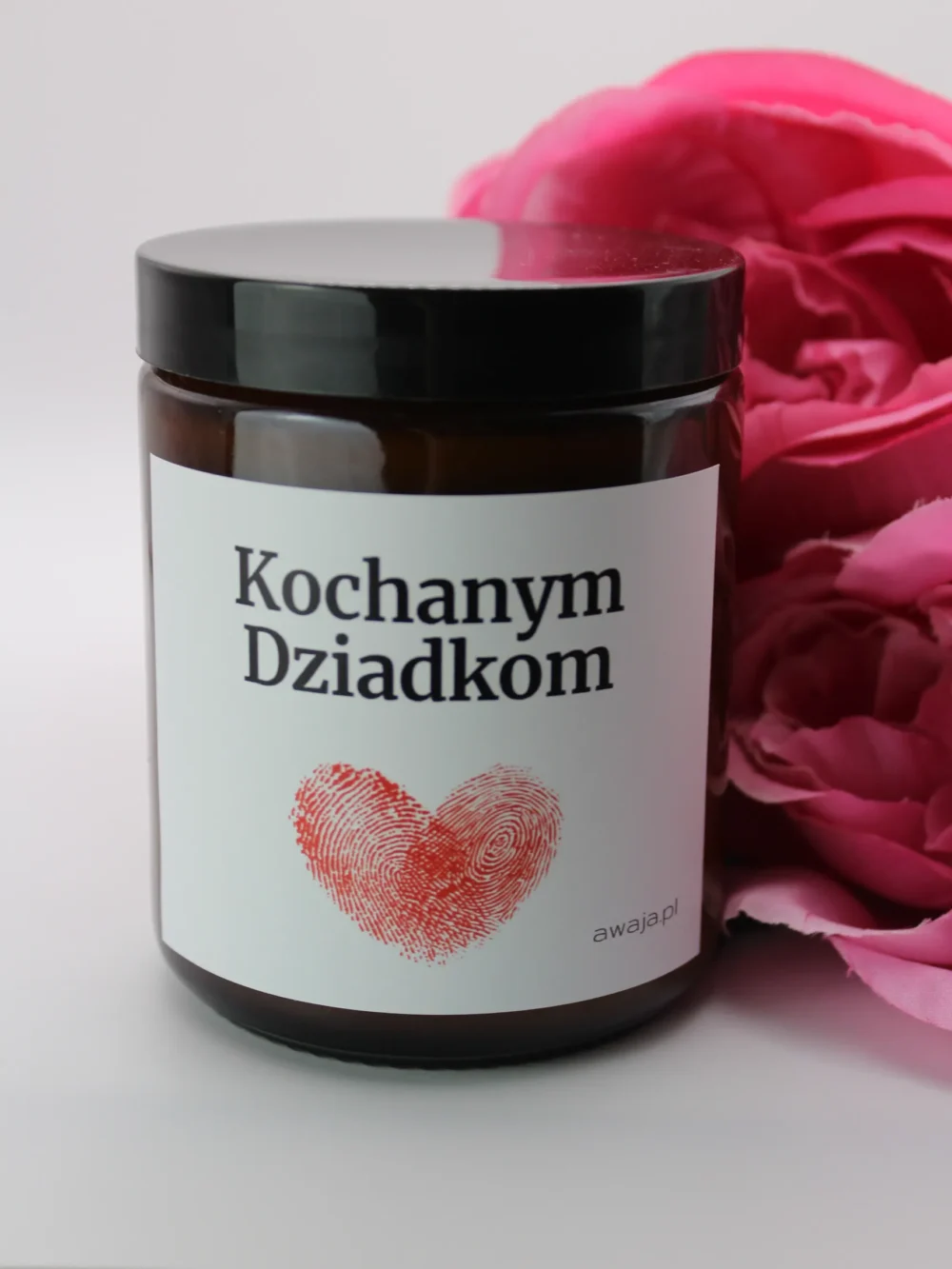 ręcznie robiona świeca sojowa