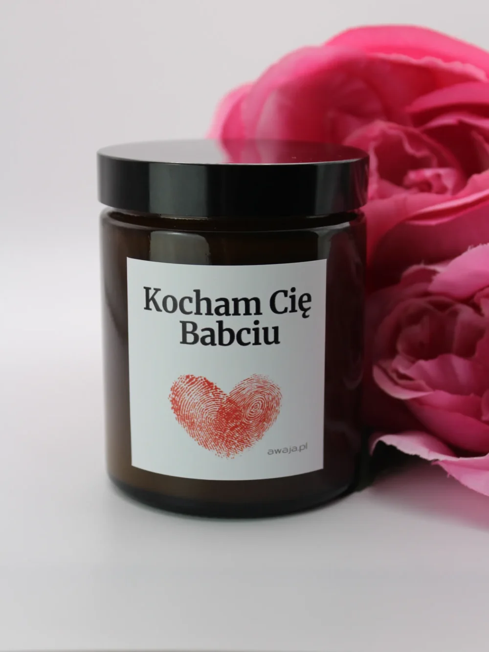 ręcznie robiona świeca sojowa