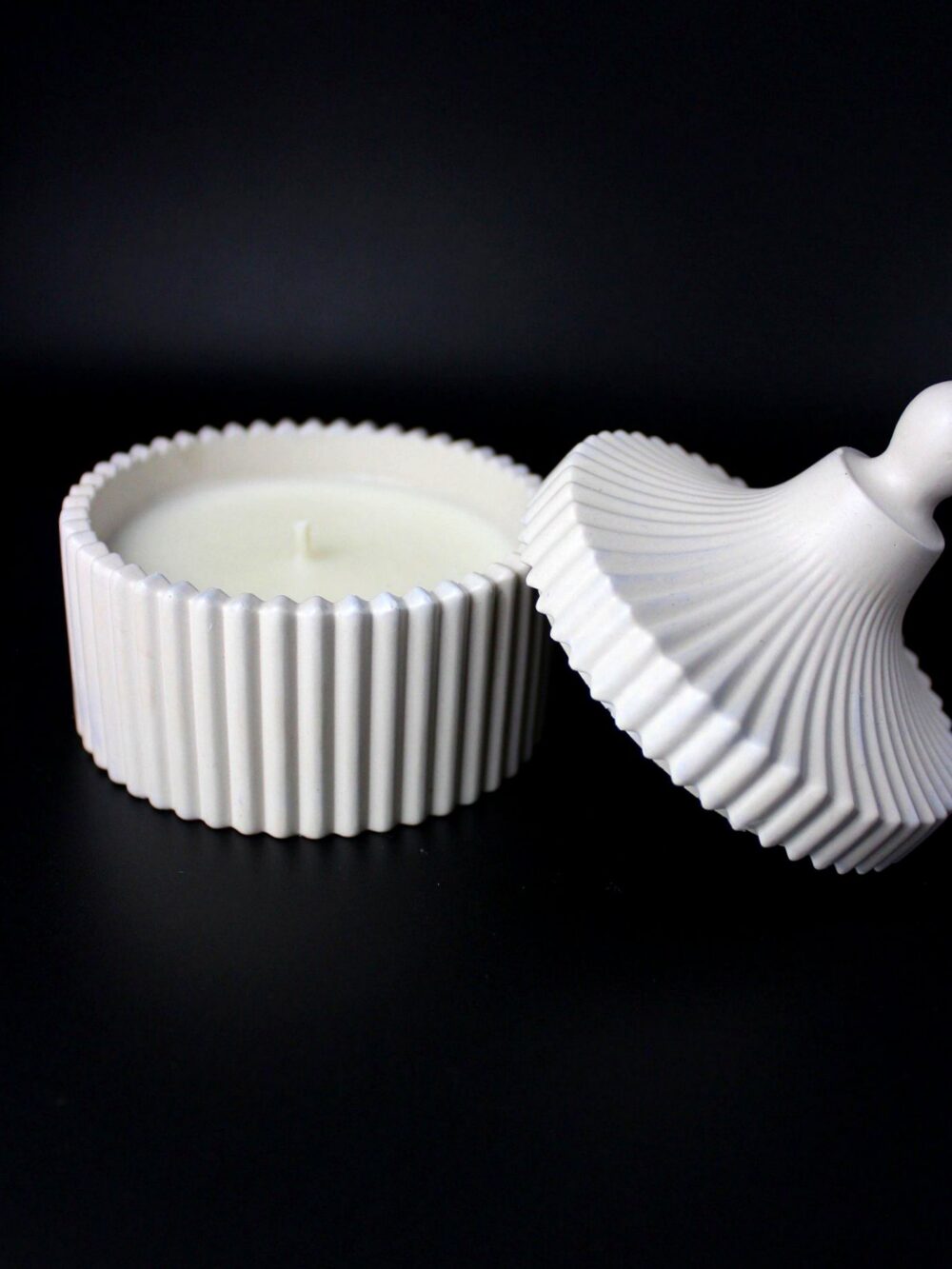 ręcznie robiona świeca sojowa