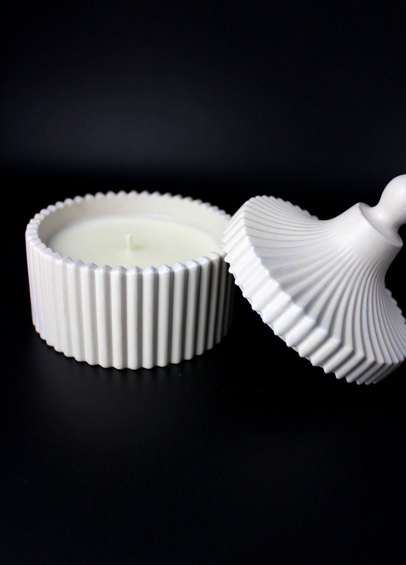 ręcznie robiona świeca sojowa