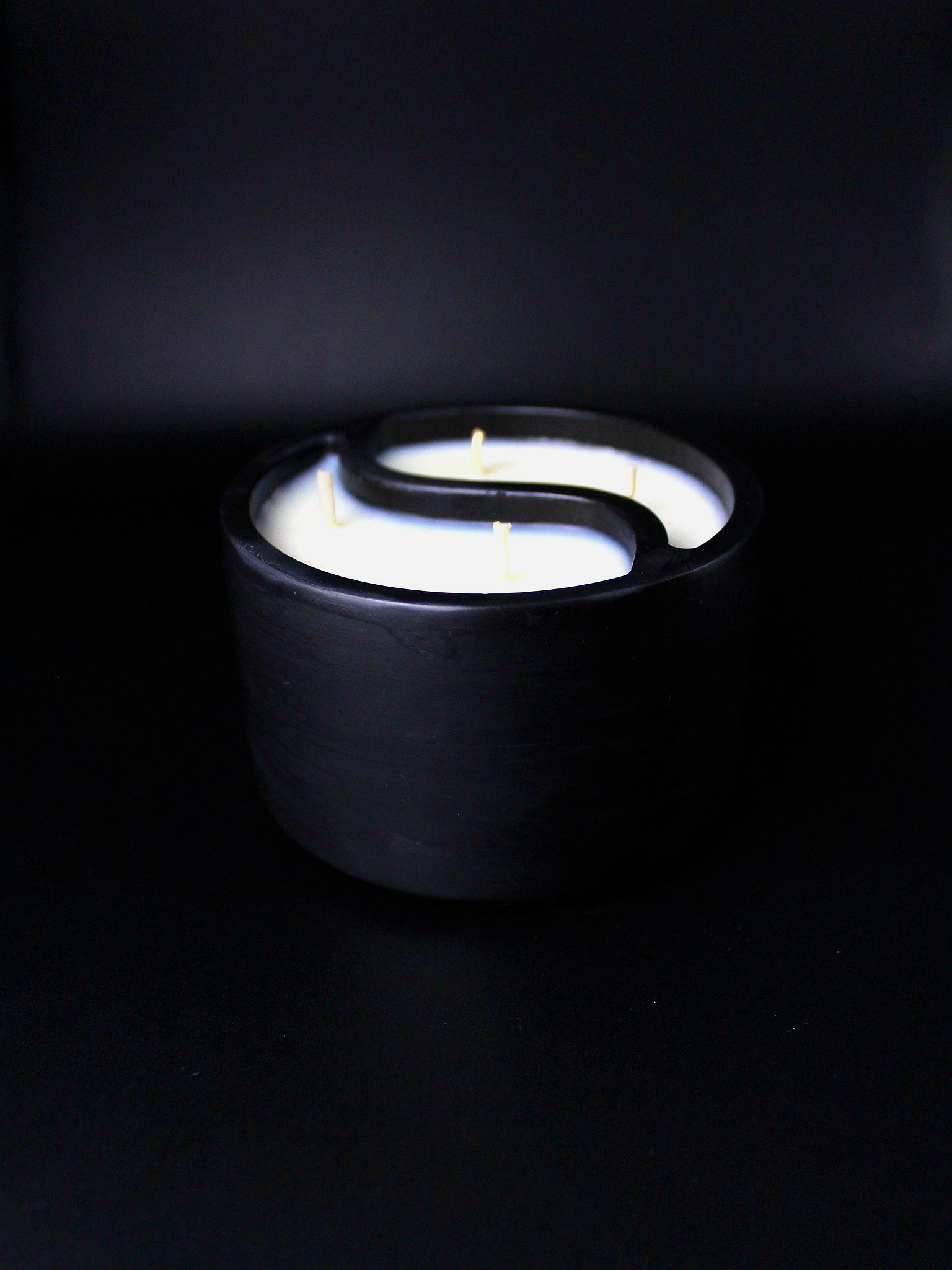 ręcznie robiona świeca sojowa