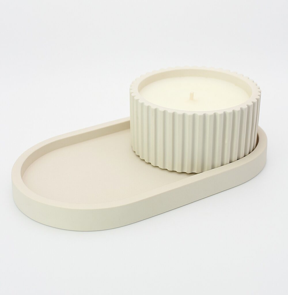 ręcznie robiona świeca sojowa