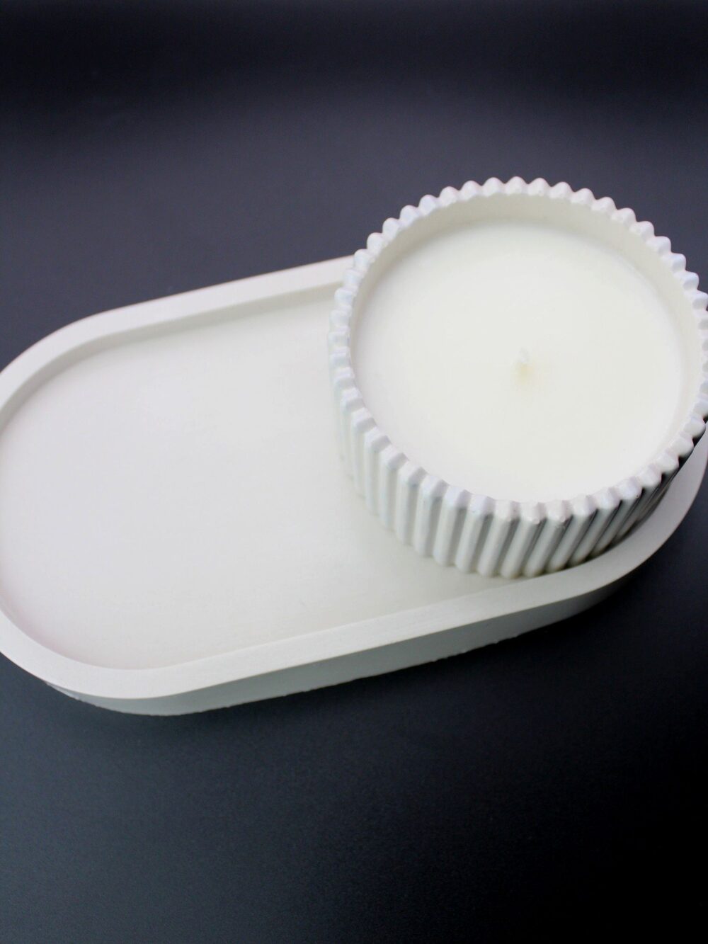 ręcznie robiona świeca sojowa