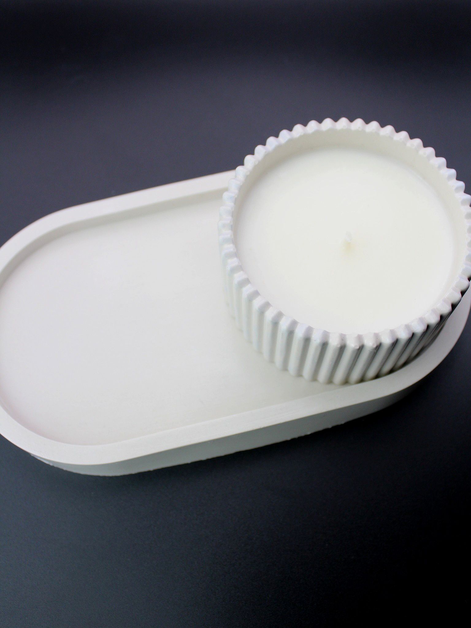 ręcznie robiona świeca sojowa