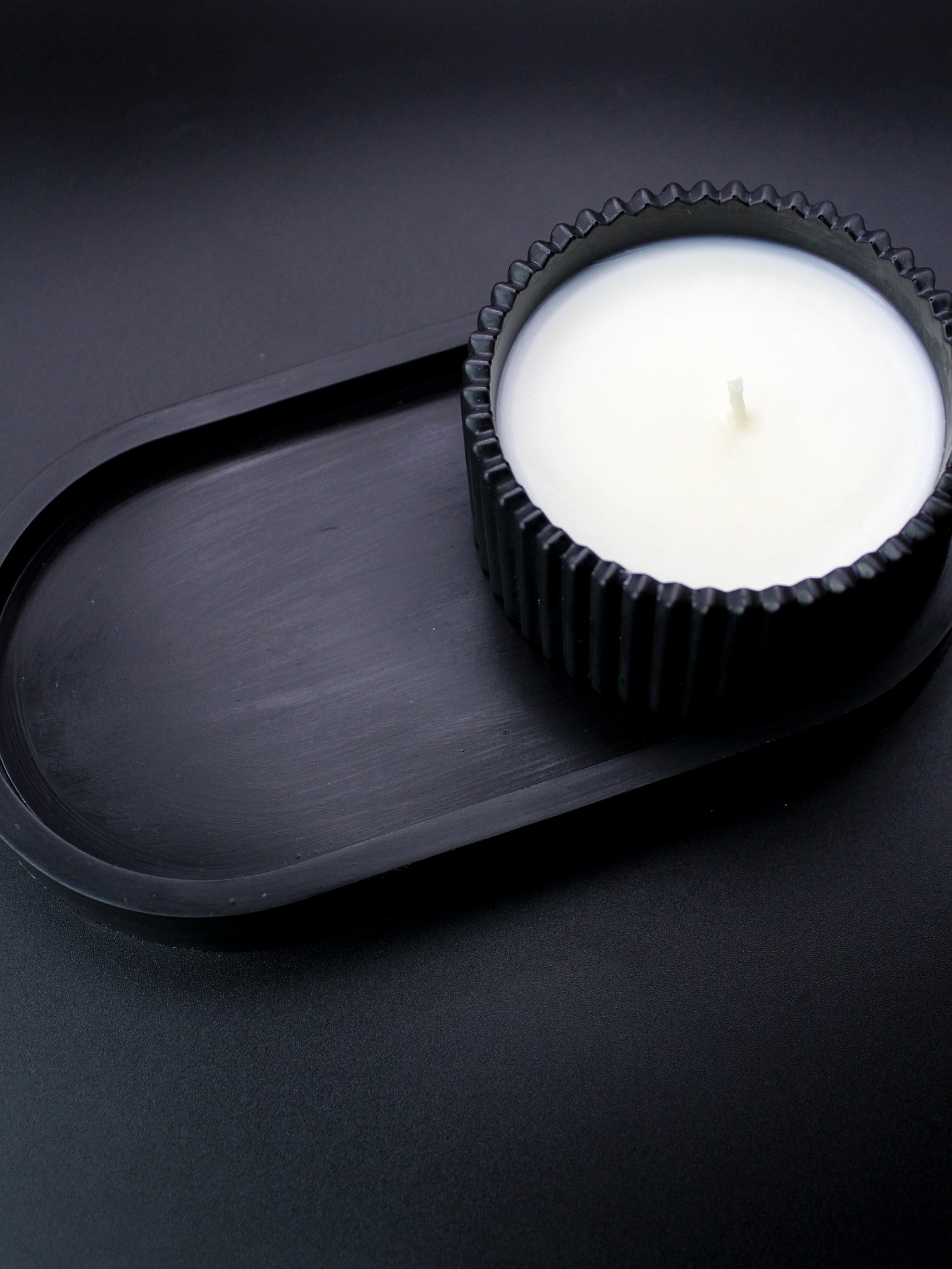 ręcznie robiona świeca sojowa