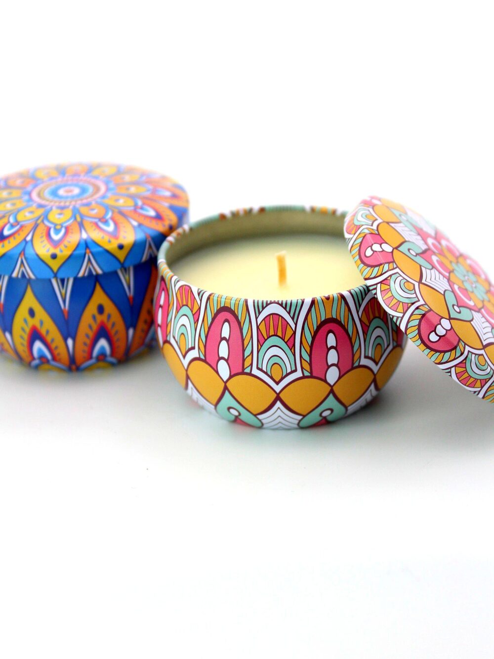 ręcznie robiona świeca sojowa