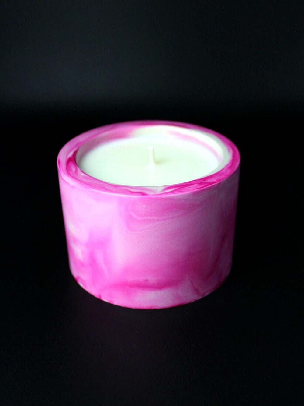 ręcznie robiona świeca sojowa