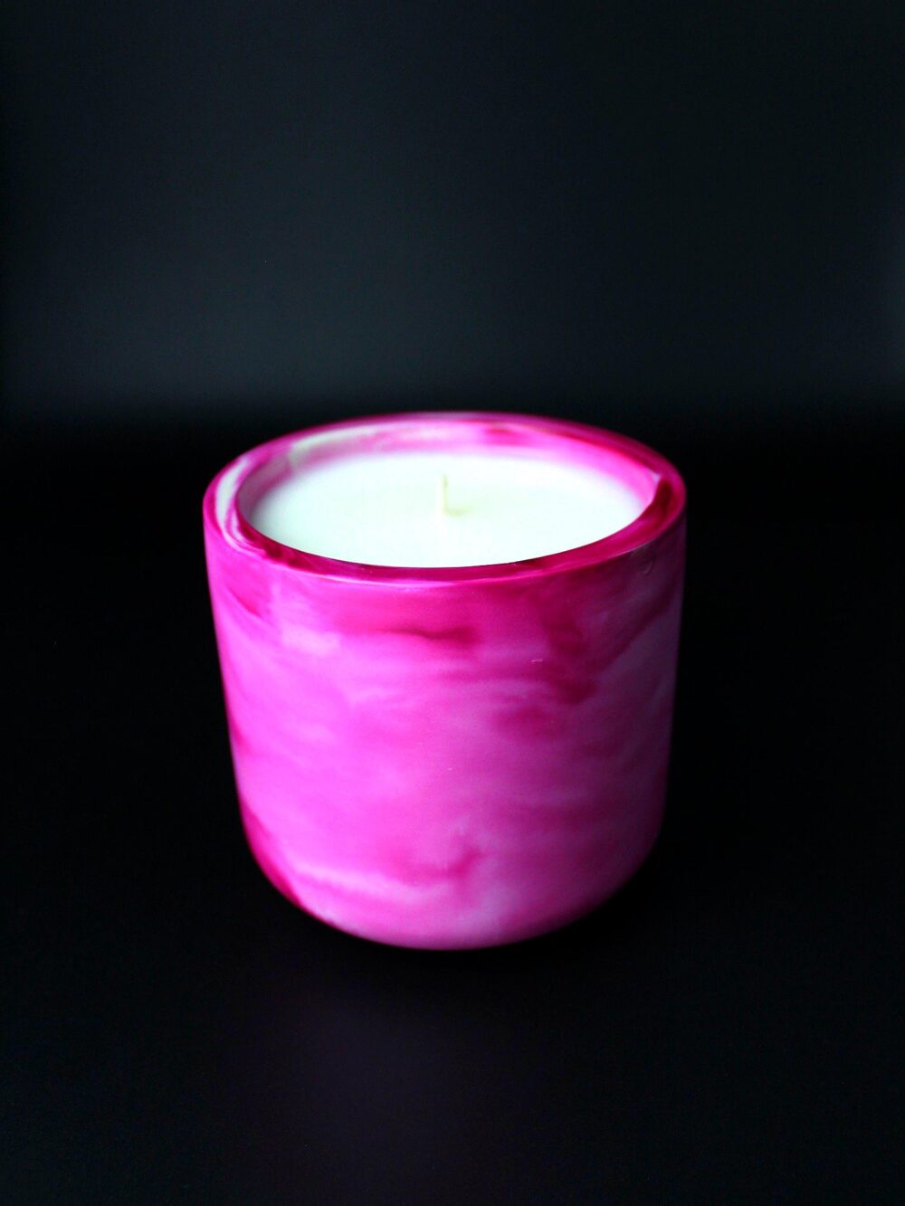 ręcznie robiona świeca sojowa