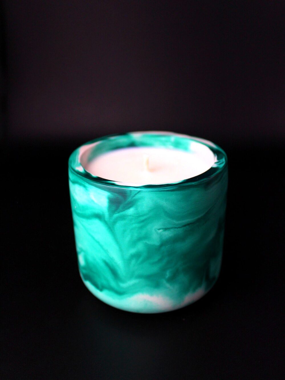 ręcznie robiona świeca sojowa