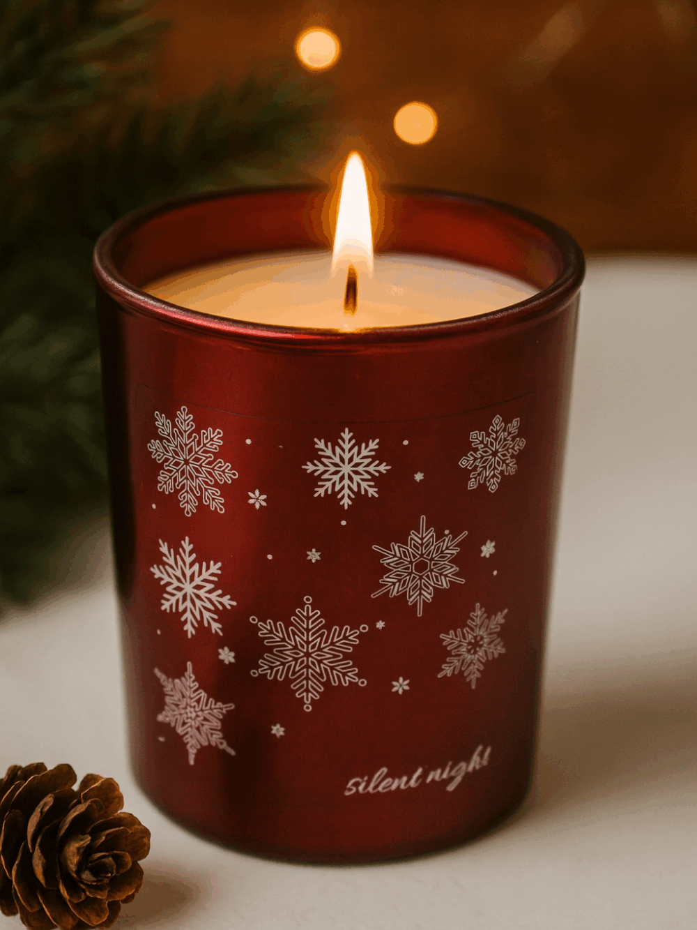 ręcznie robiona świeca sojowa, świeca zapachowa, święta, boże narodzenie, prezent