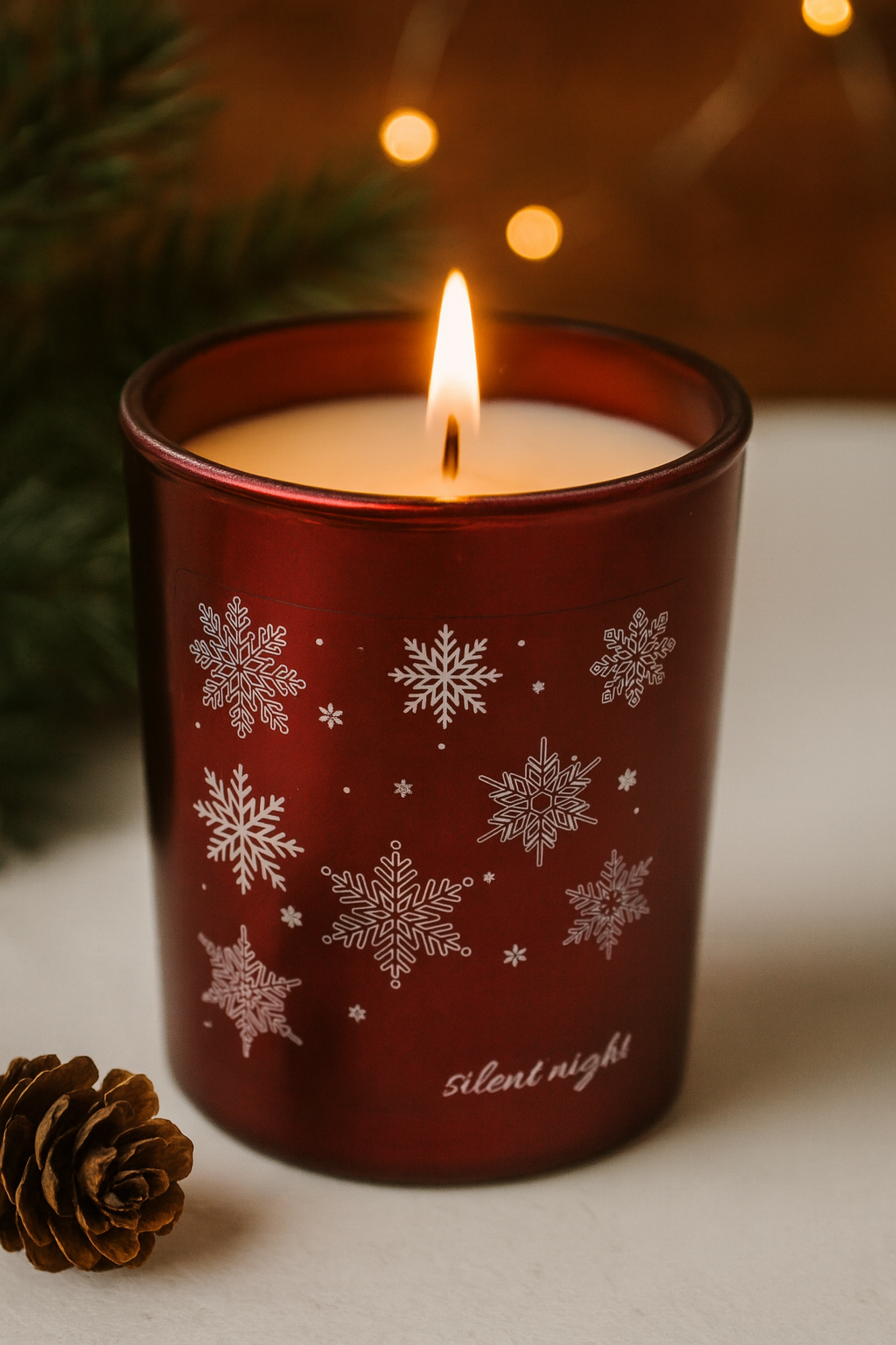 ręcznie robiona świeca sojowa, świeca zapachowa, święta, boże narodzenie, prezent