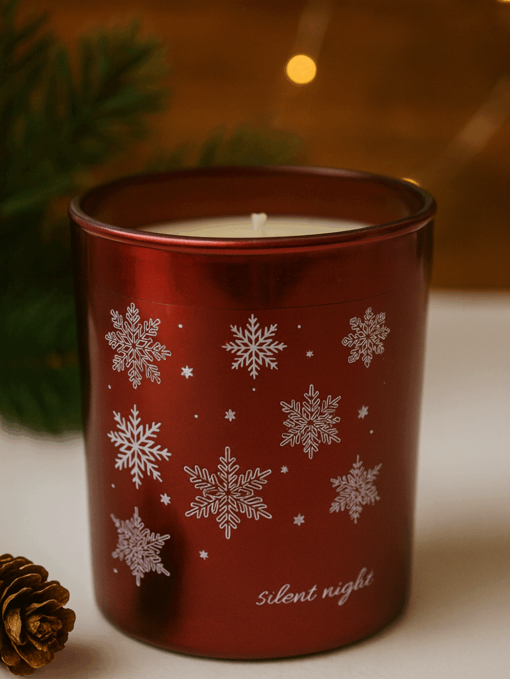 ręcznie robiona świeca sojowa, świeca zapachowa, święta, boże narodzenie, prezent